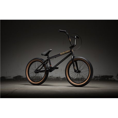 Велосипед BMX Kink Curb матовый черный Goldschlager 2019