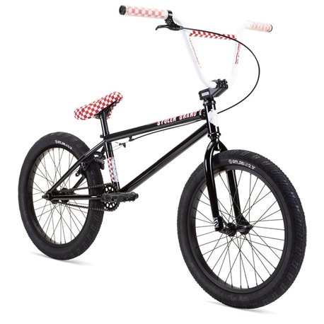Велосипед BMX Stolen 2021 STEREO 20.75 черный с белым и красным