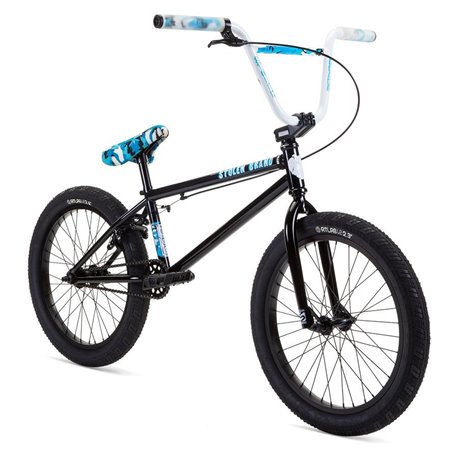 Велосипед BMX Stolen 2021 STEREO 20.75 черный с синим камуфляжем