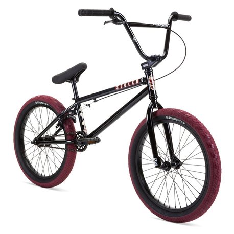 Велосипед BMX Stolen 2021 CASINO 20.25 черный с кровавым красным