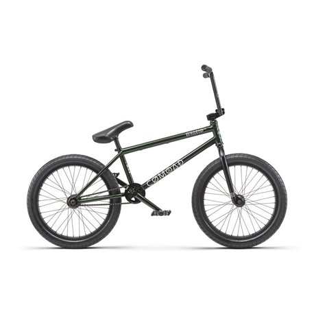 Велосипед BMX Radio COMRAD 21 черный с зеленый слоеный 2019