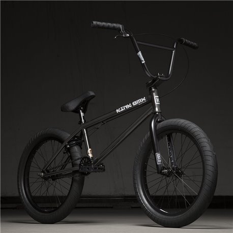 Велосипед BMX Kink Gap XL 21 Глянцевый прозрачный черный 2020